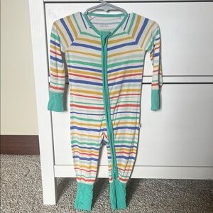 Little Sleepies Summer Stripe Zip pajama
